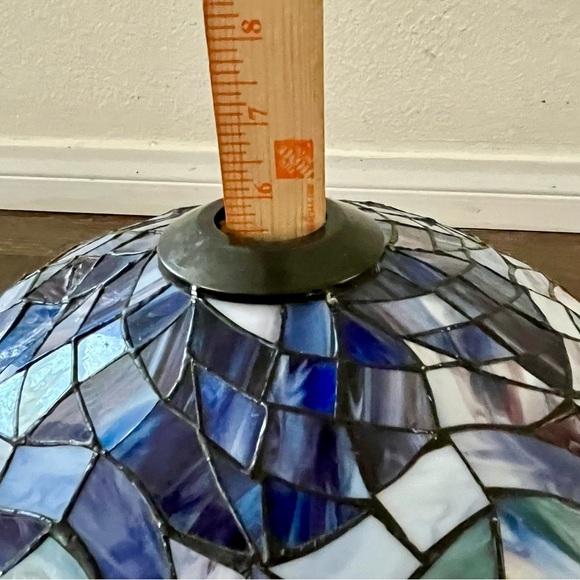 Stunning Mosaic Glass Art Multicolor Lamp shade - Picture 6 of 14